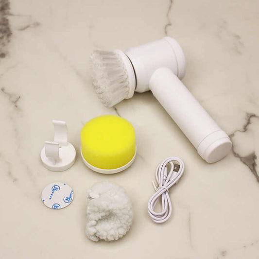 Brosse de nettoyage 5 en 1 pour cuisine, douche et toilette